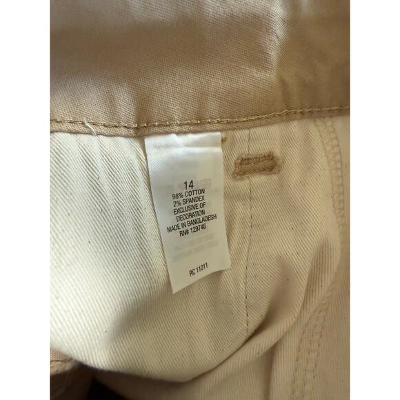 NWT Ridgecut Relaxed Fit Khaki Brown Roll-Up Work Shorts Women's Size 14 - Picture 11 of 11